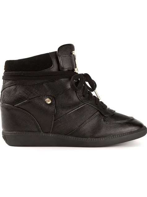 ace sneakers michael kors|Michael Kors black wedge sneakers.